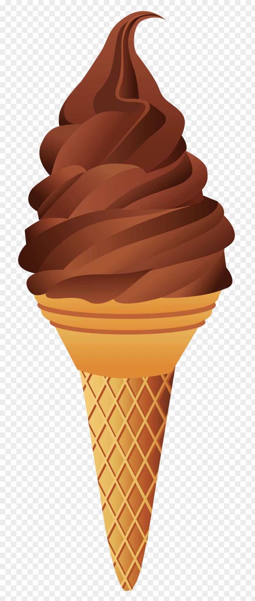 Cartoon Chocolate Cone Free Matting Strawberry Ice Cream Clip Art PNG