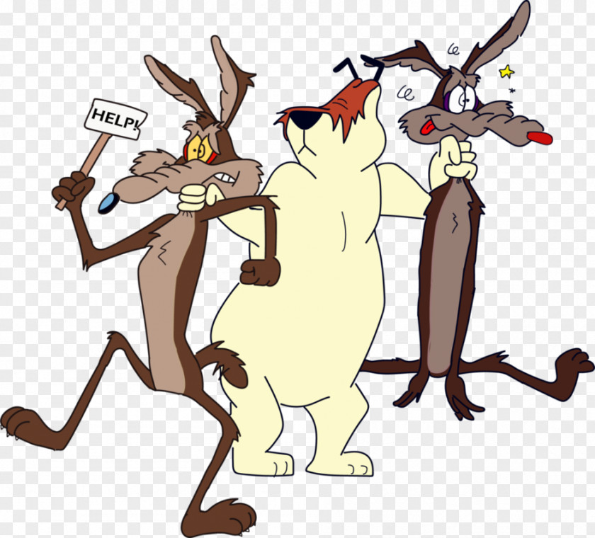 Wile E Coyote Ralph Wolf And Sam Sheepdog Sheep, Dog 'n' Sylvester E. The Road Runner Looney Tunes PNG