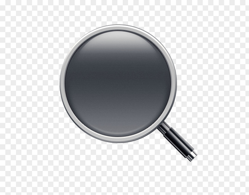 Black Magnifying Glass Icon PNG
