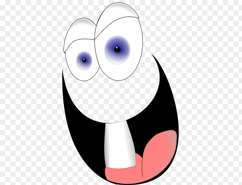 Cartoon Eyes And Mouth Clip Art Openclipart Image PNG