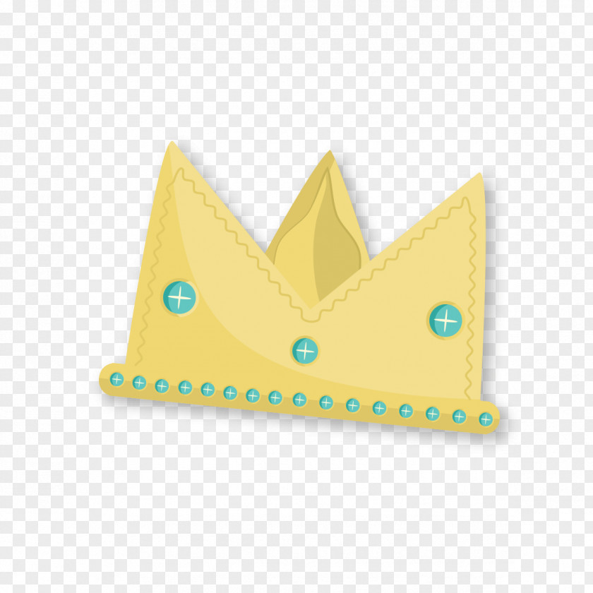 Cartoon Yellow Crown PNG