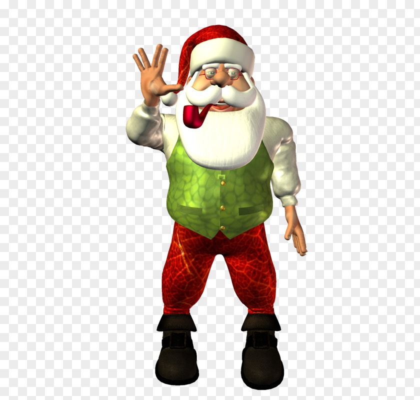 Claus Santa Christmas Ornament Mascot PNG