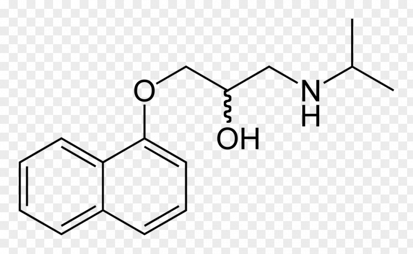 Formula Vector Propranolol Hydrochloride Beta Blocker Pharmaceutical Drug Chemical Compound PNG