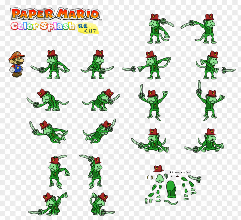 Mario Paper Mario: Color Splash Super RPG Bros. 3 PNG
