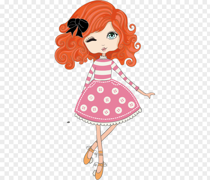 Girl Drawing Cartoon Illustration PNG Illustration, little girl, girl cartoon character clipart PNG
