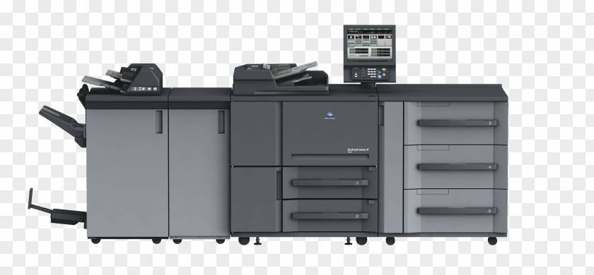 Japan Imported Printing Presses Konica Minolta Digital Printer Black And White PNG