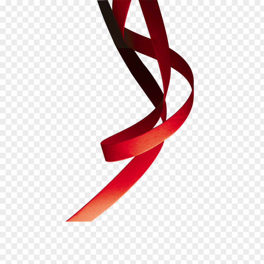 Red Ribbon Poster PNG