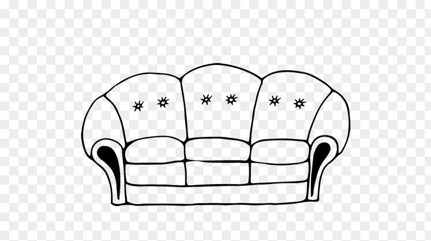 House Couch Furniture Drawing Living Room Coloring Book PNG