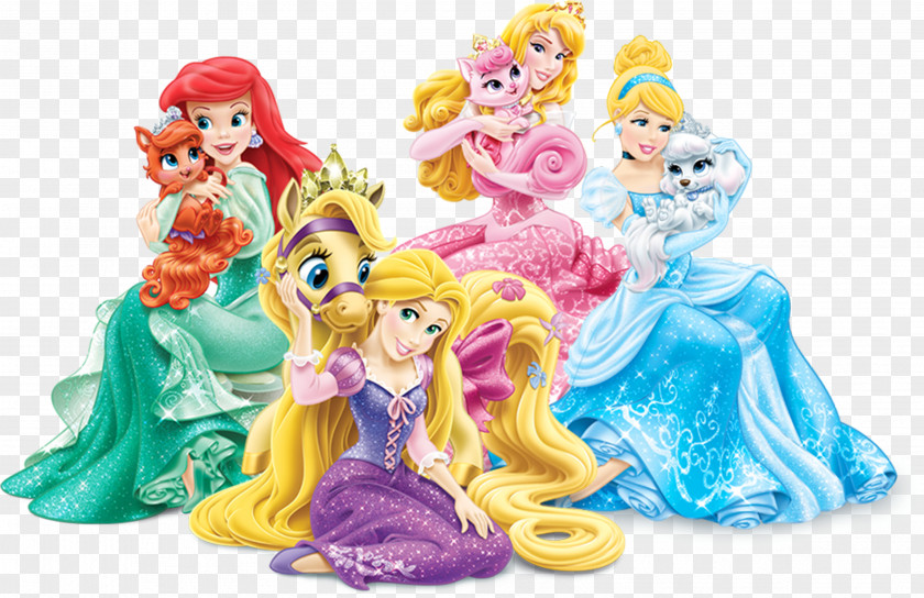 Disney Princess Ariel Tiana Merida Rapunzel Aurora PNG