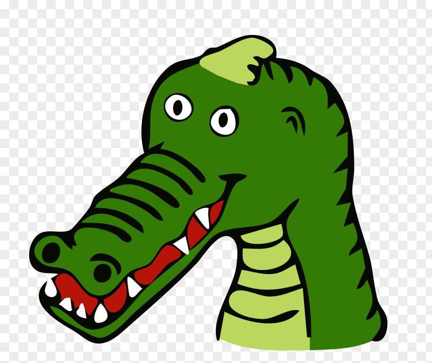 Free Alligator Clipart Crocodile Prenasalis Reptile Cartoon Clip Art PNG