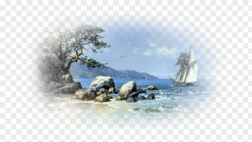 Painting Landscape Marine Art PNG