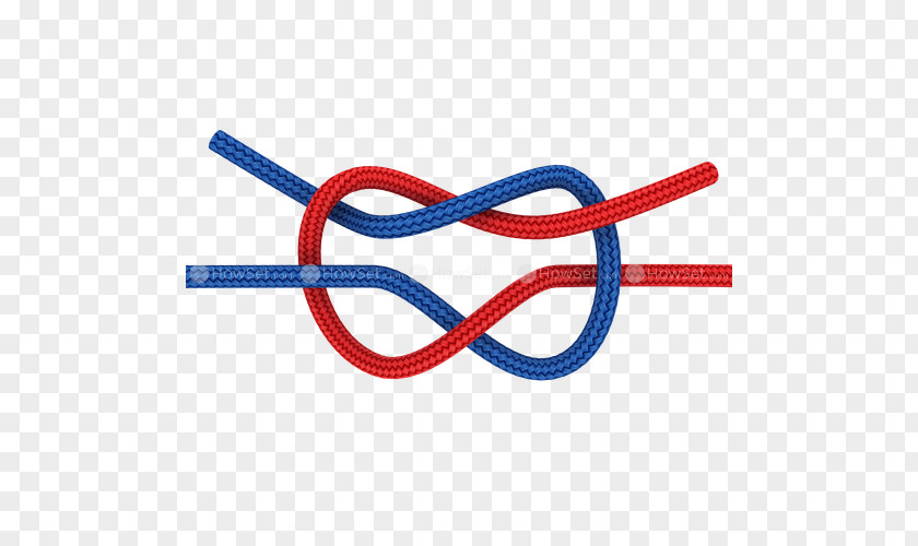 Tie The Knot Dynamic Rope Half Hitch Anchor Bend PNG