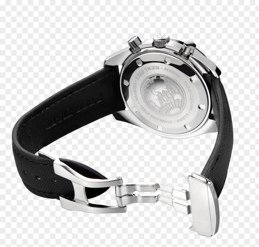 Watch Strap Chronograph Quartz Clock PNG