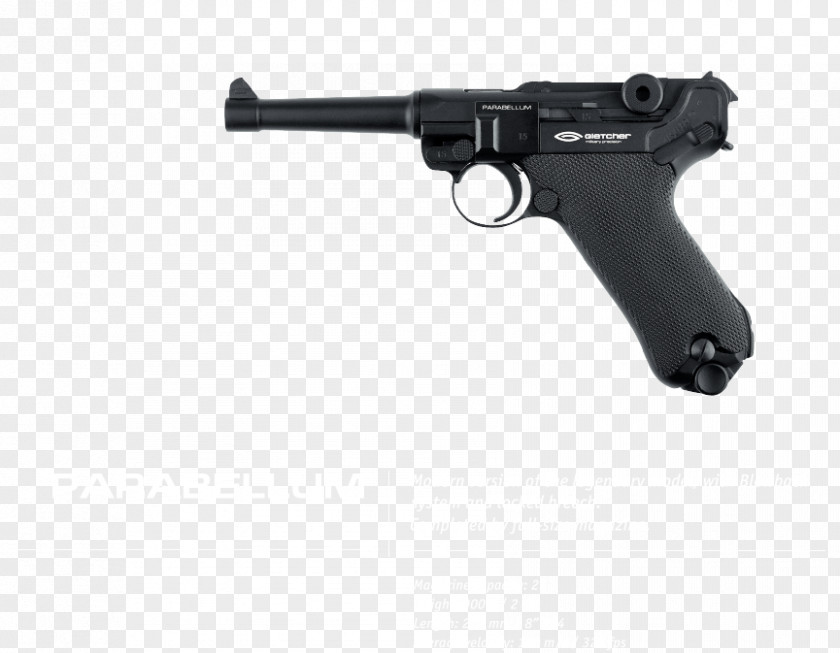 Handgun Luger Pistol Air Gun Firearm Blowback PNG