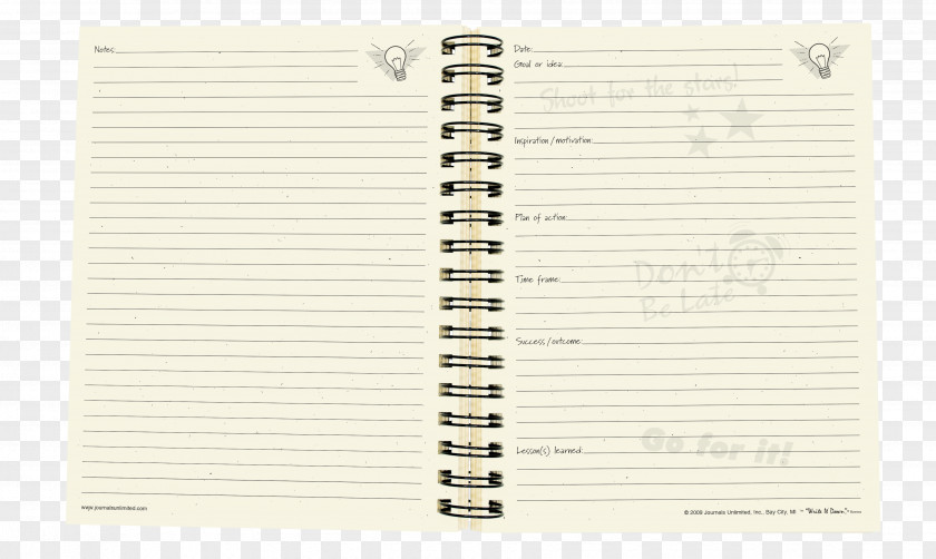 Notebook The 'blank' Journal Diary Paper Writing PNG