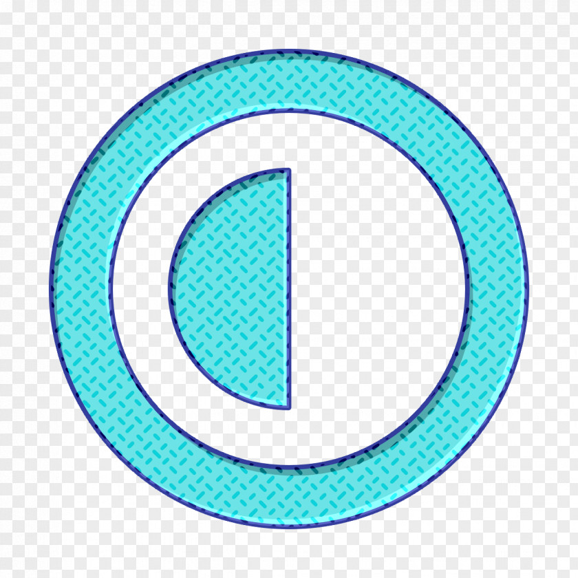 Oval Symbol Circle Icon Half PNG