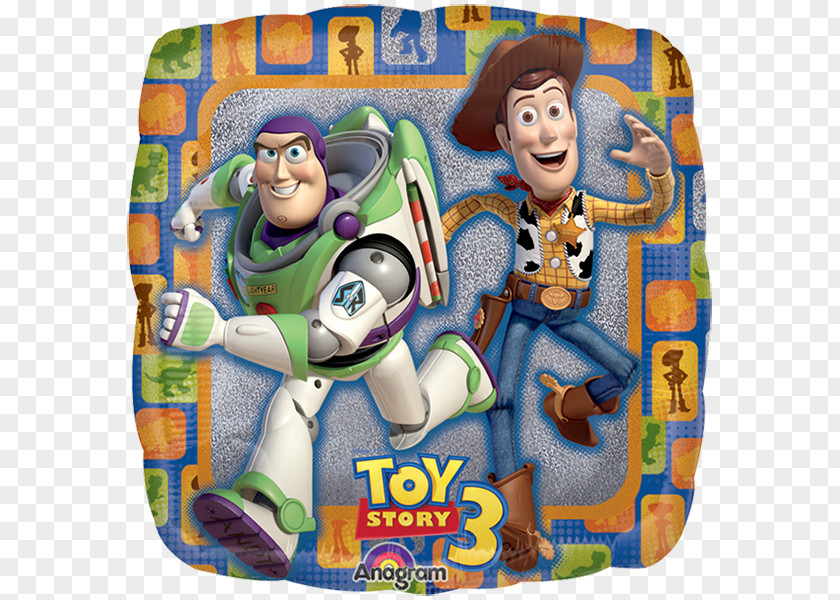 Woody Toy Story Buzz Lightyear Sheriff Balloon Pixar PNG
