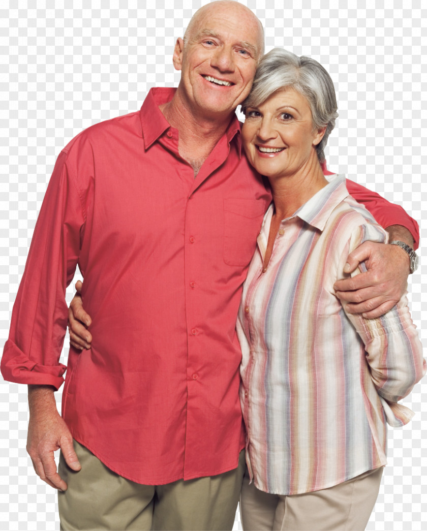 Couple Old Age Dentistry Health Care Herpes Zoster PNG