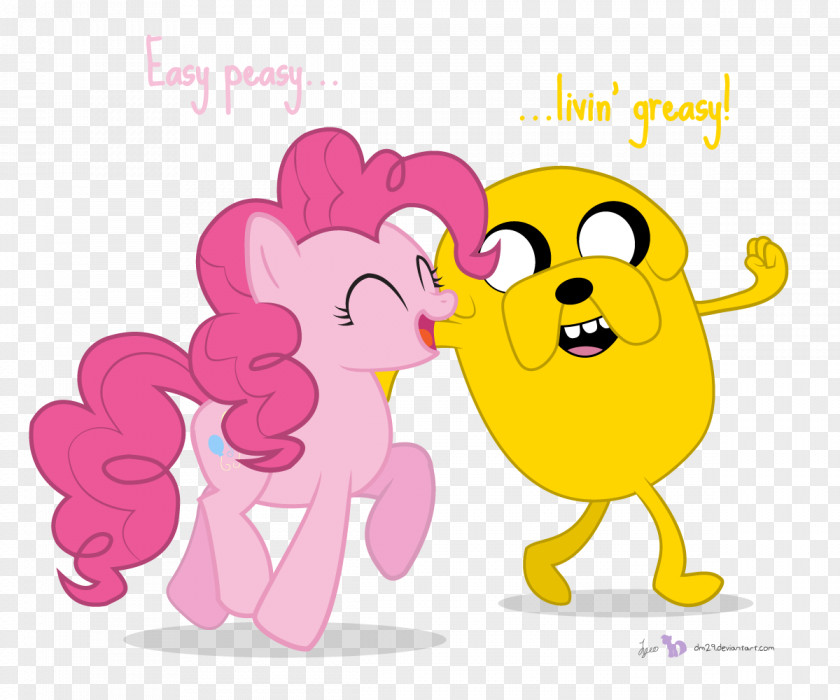 Jake The Dog Pinkie Pie Crossover Pony PNG