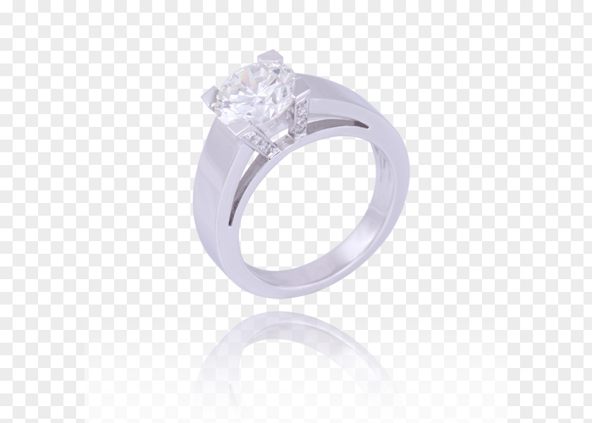 Solitaires Wedding Ring Silver Body Jewellery PNG