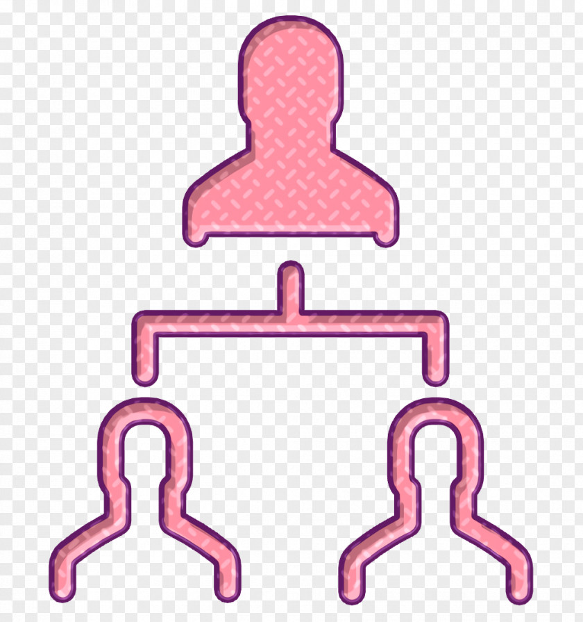 Thumb Finger Boss Icon Business Set Hierarchical Structure PNG