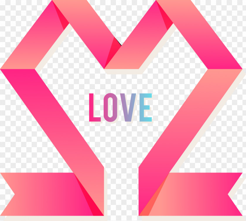 Vector Ribbon Decoration Love Gratis Romance PNG