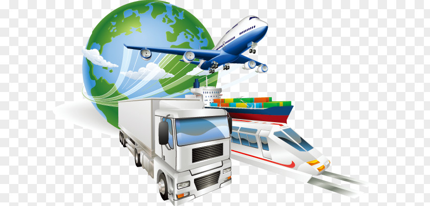 3d Image Of Global Logistics And Express Freight Transport Cargo Supply Chain Management Clip Art PNG