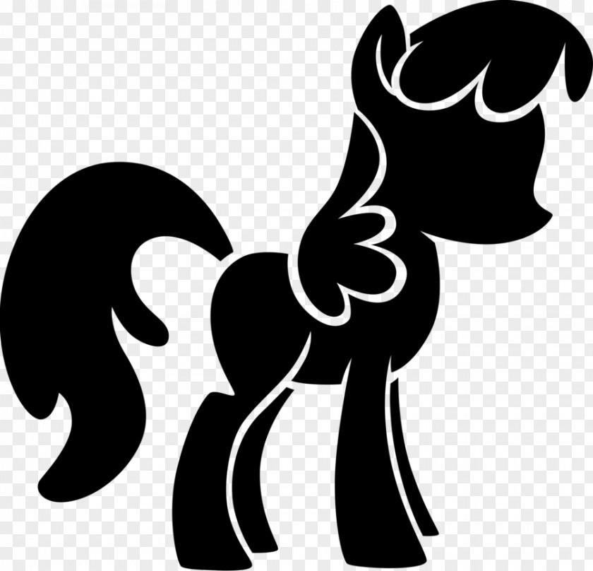 Angry Emoji Paper Pony Stencil Art PNG