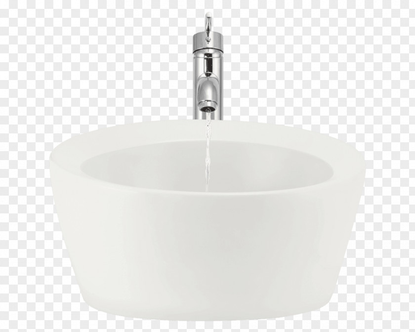 Bisque Bowl Sink Ceramic Tap Kitchen PNG