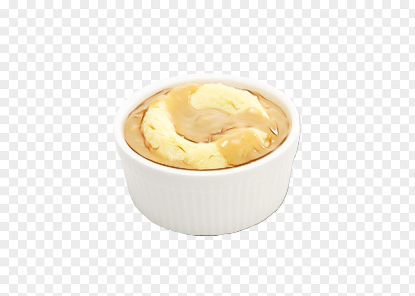 Buttercream Sour Cream Ice Background PNG