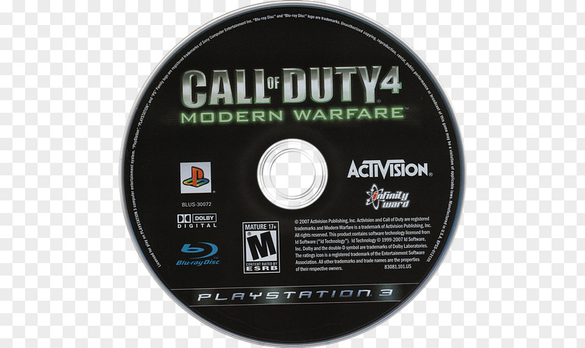 Call Of Duty Modern Warfare 3 4: Compact Disc Game Personal Computer Hardware PNG