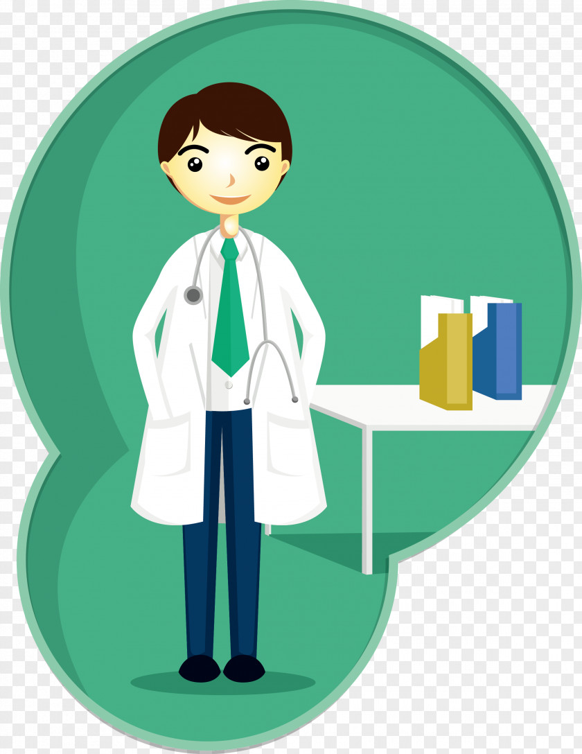 Cartoon Female Doctor Physician Medicine Health Care PNG