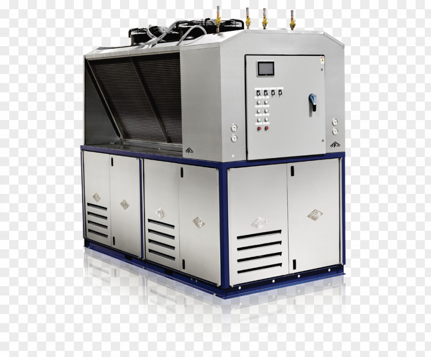 Chiller Machine Refrigeration System Condenser PNG