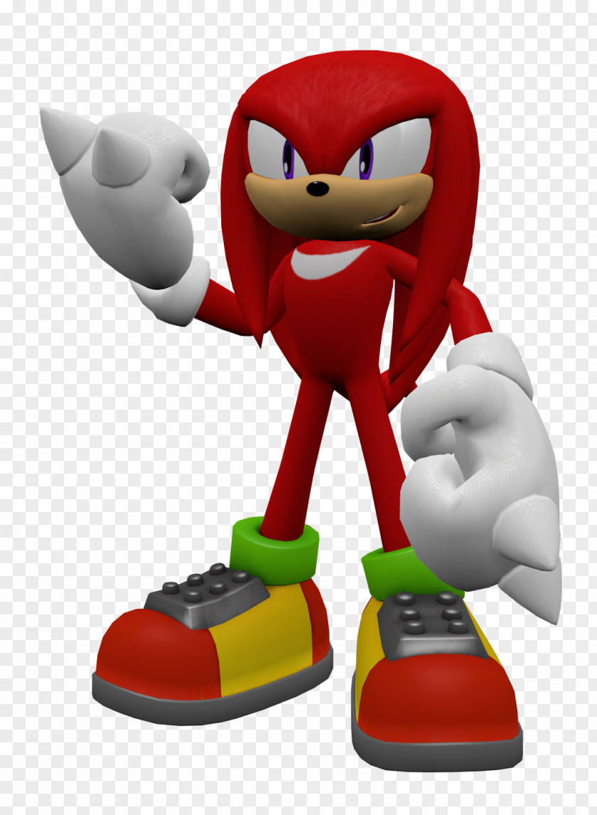 Knuckles The Echidna Sonic & 3D Video Game Metal PNG