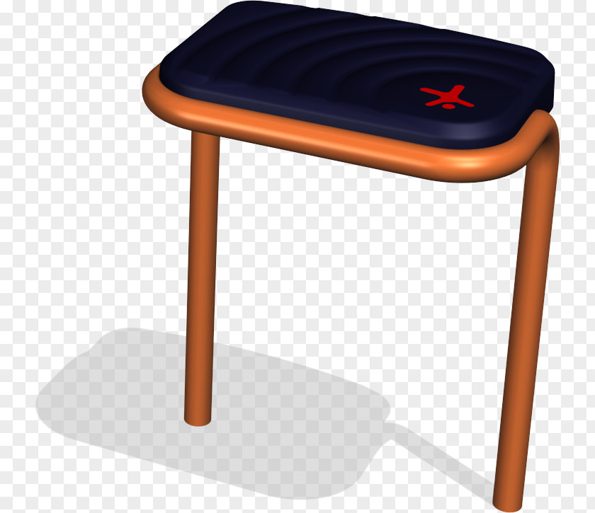 Outdoor Fitness Table Chair Angle PNG