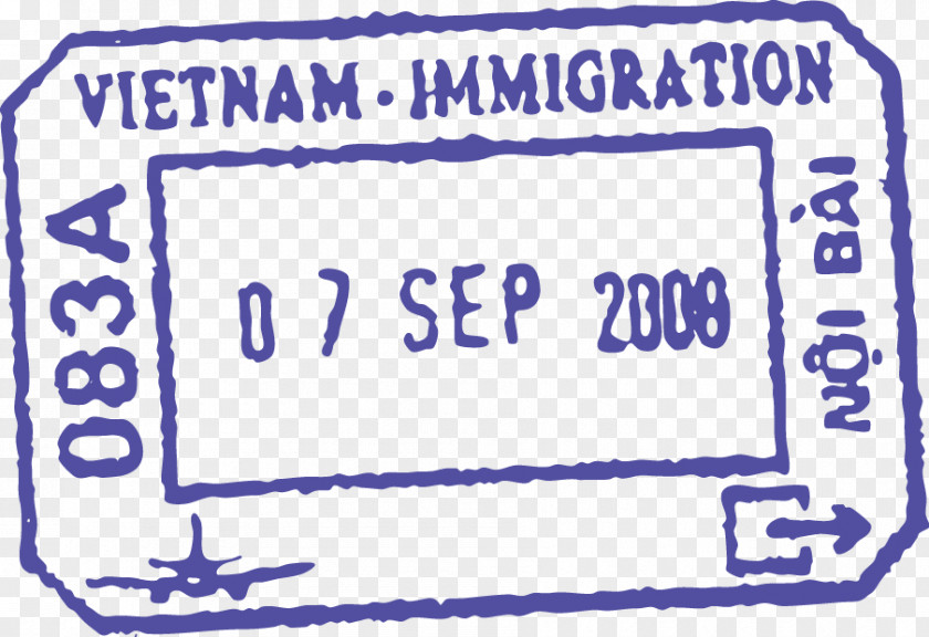 Seal,Postmark Effect,Retro,art Hanoi Noi Bai International Airport Gatwick Passport Stamp PNG