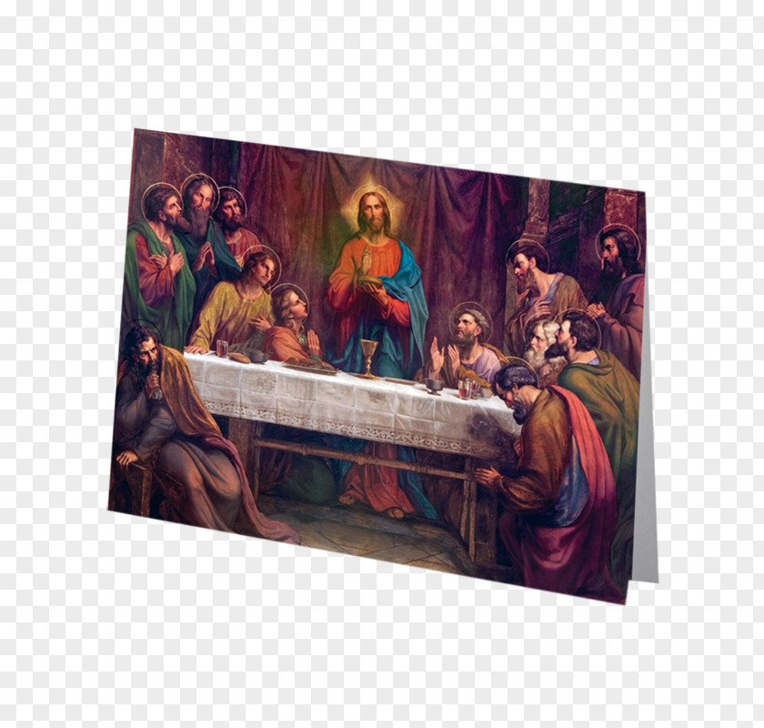 The Last Supper Katholische Kirche Fresco Painting Mural PNG