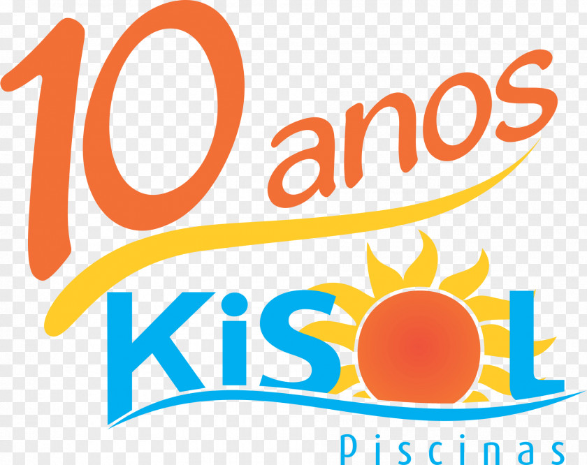 10 Anos Logo Kisol Piscinas Clip Art Brand PNG