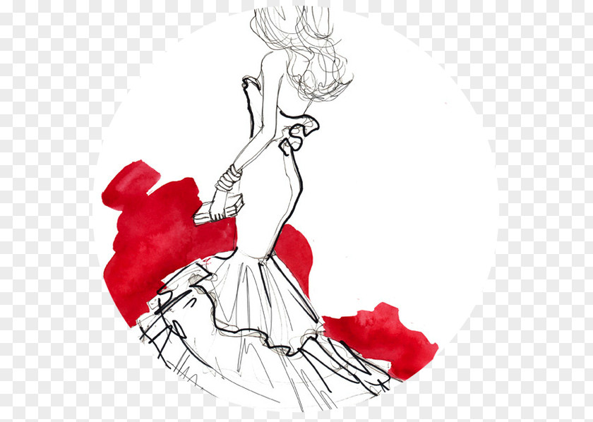 Dress Drawing Fashion Illustration Sketch PNG