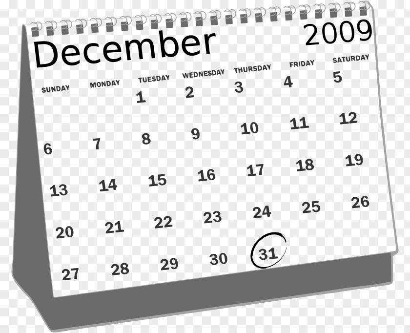 Gorgeous Desk Calendar Clip Art 0 1 2 PNG