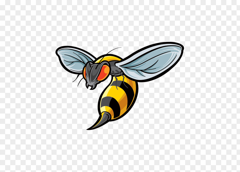 Hornet Staple Decal Wasp Sticker PNG