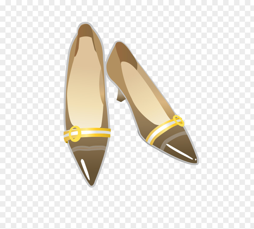 Pointy Head High Heels Dress Shoe High-heeled Footwear Sandal PNG