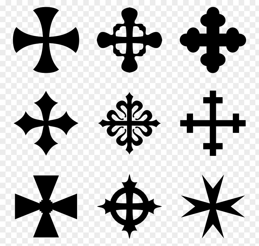 Roll Up Crosses In Heraldry Symbol PNG