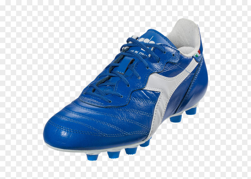 Royal/White Football Boot Shoe AdidasRoyal Style Diadora BRASIL ITALY LT MD PU Soccer Cleat PNG