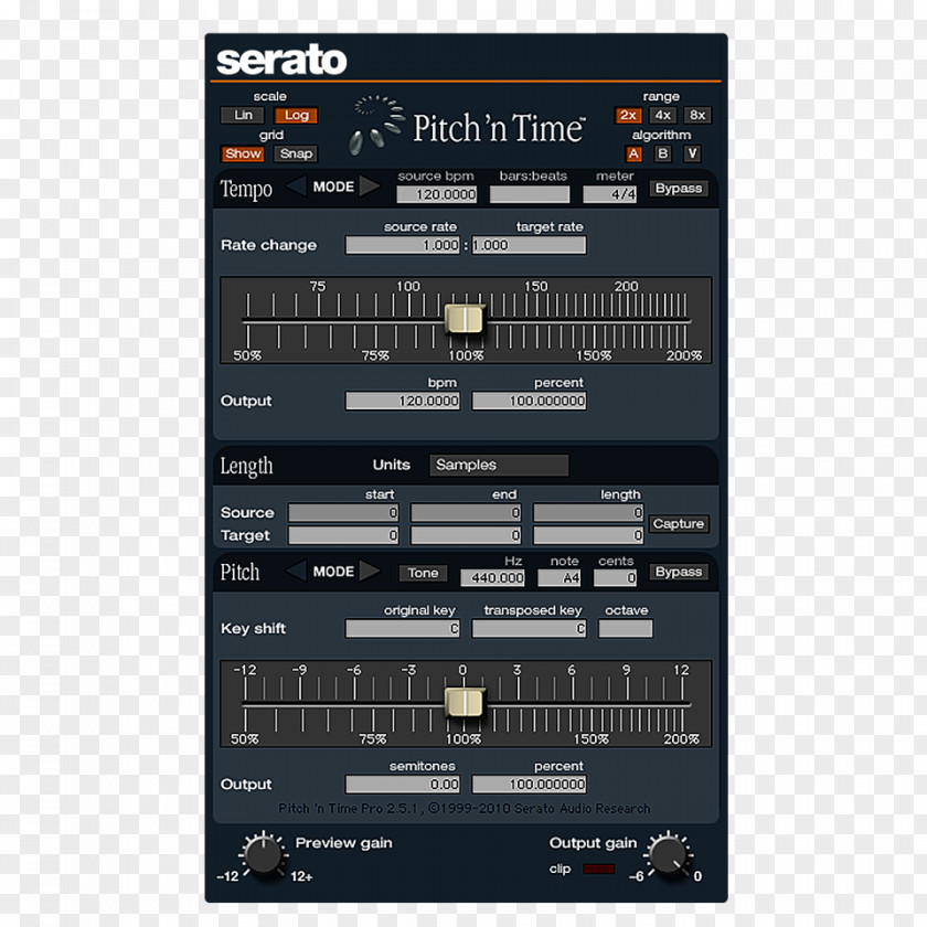 Serato Electronics Audio Time Stretching And Pitch Scaling Research Computer Software Pro Tools PNG