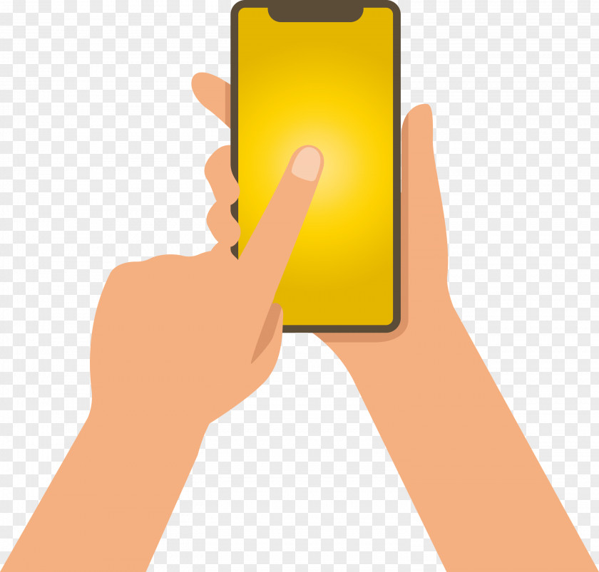 Smartphone Hand PNG