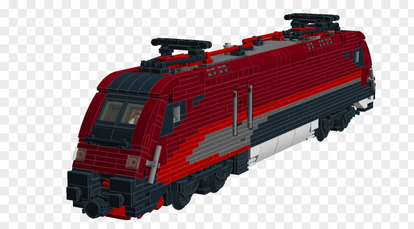 Electric Locomotive Railroad Car Rail Transport PNG
