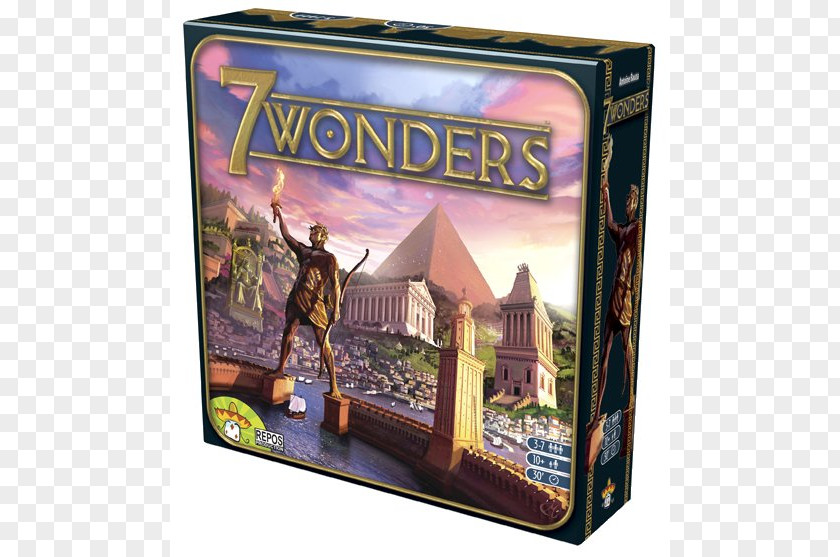 Repos Production 7 Wonders Board Game Card PNG
