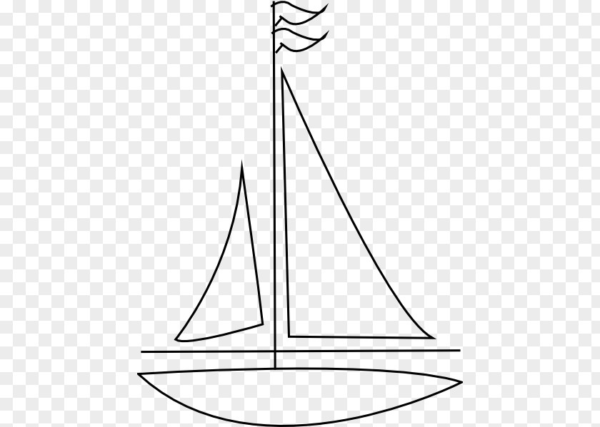 Sail Drawing Sailboat Line Art Clip PNG