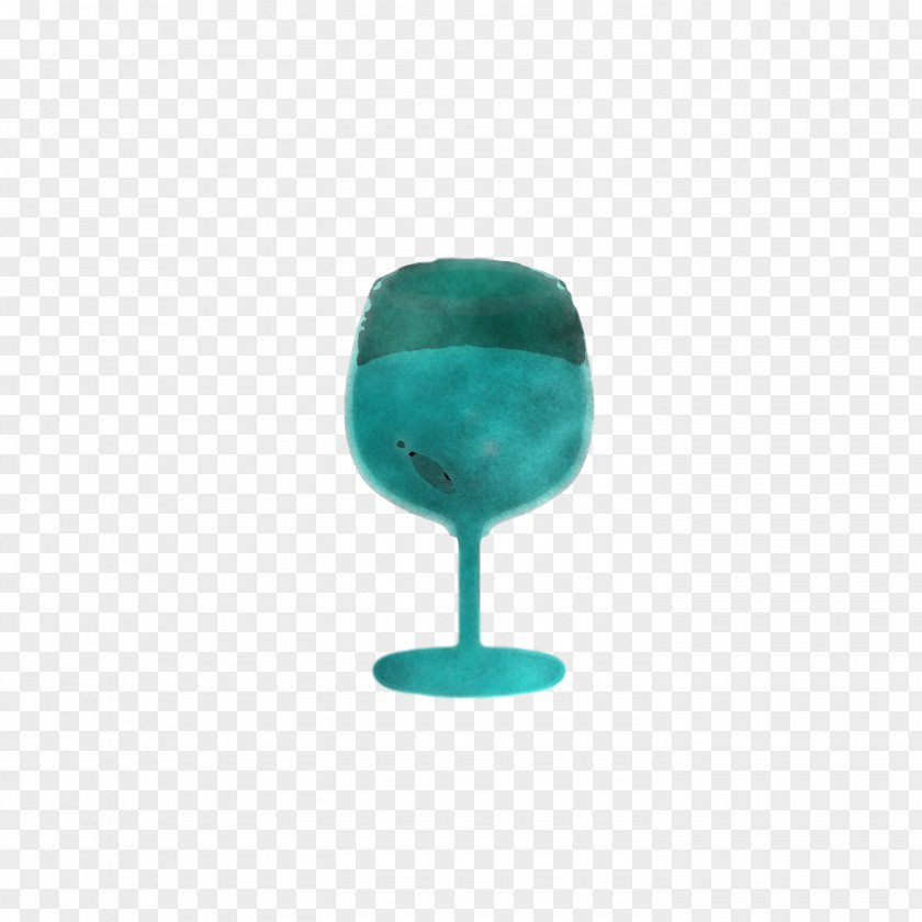 Stemware Turquoise Glass Unbreakable PNG